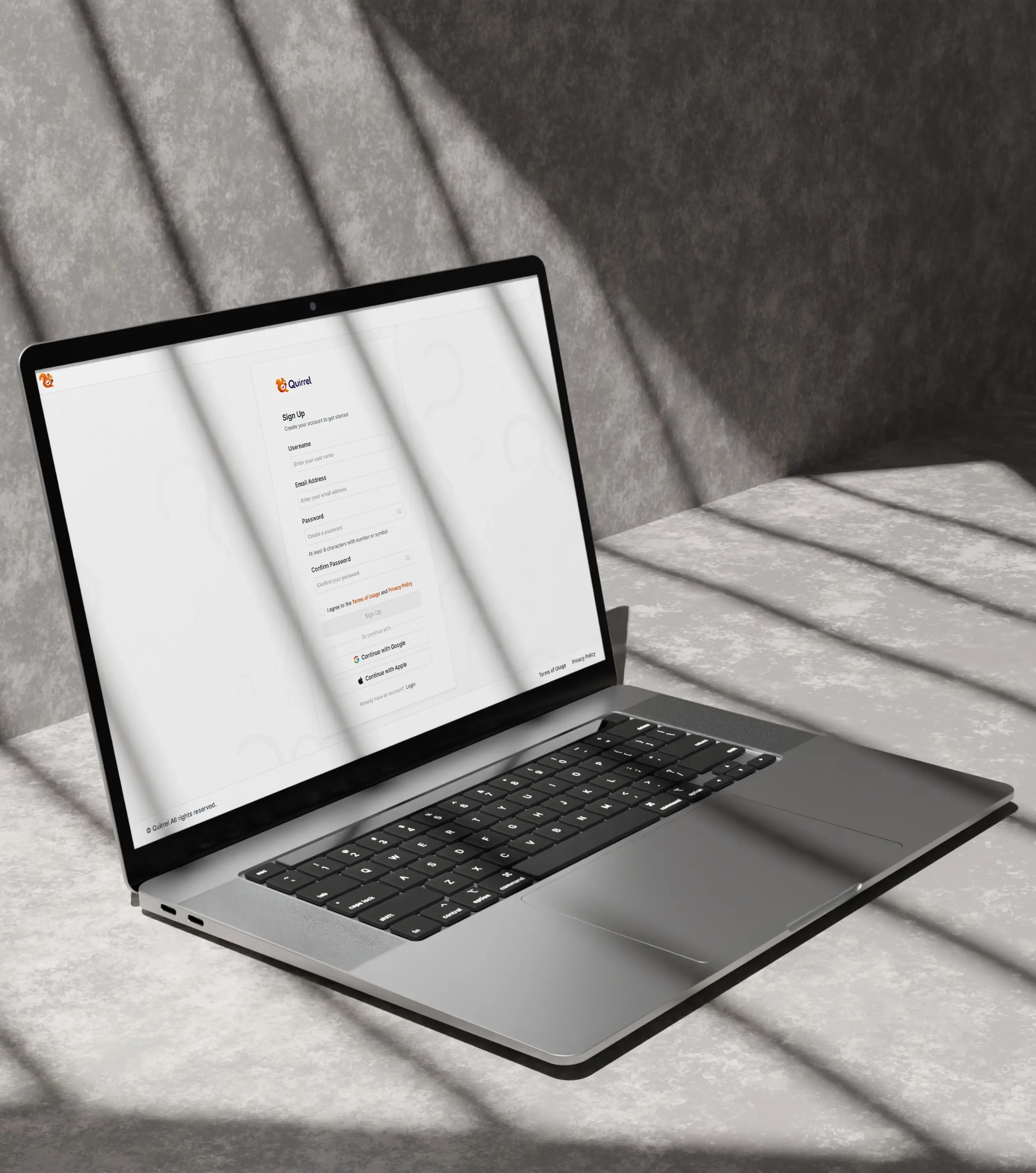 Quirrel quiz and form builder dashboard — presentation 4