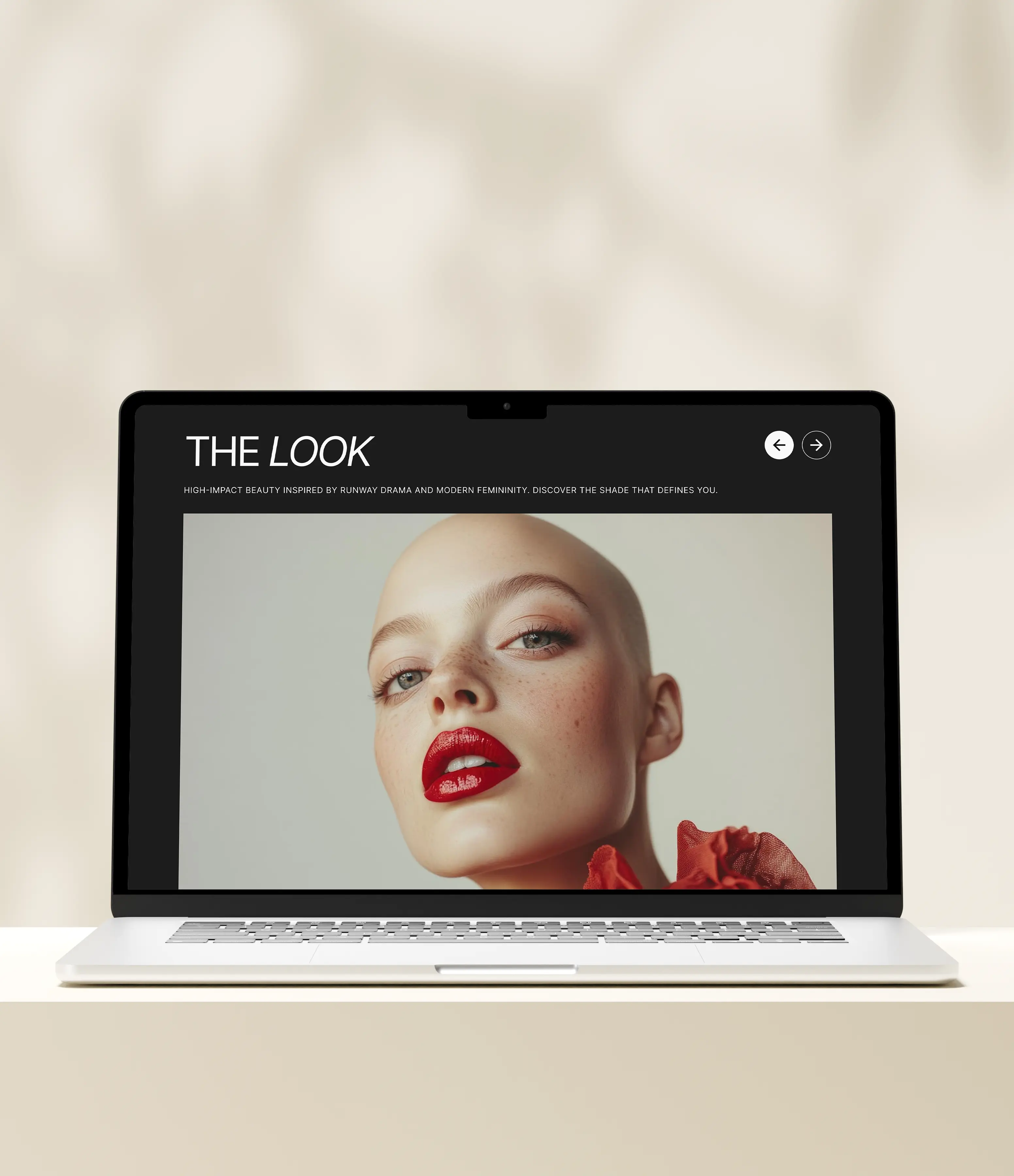 Beauty website — presentation 2