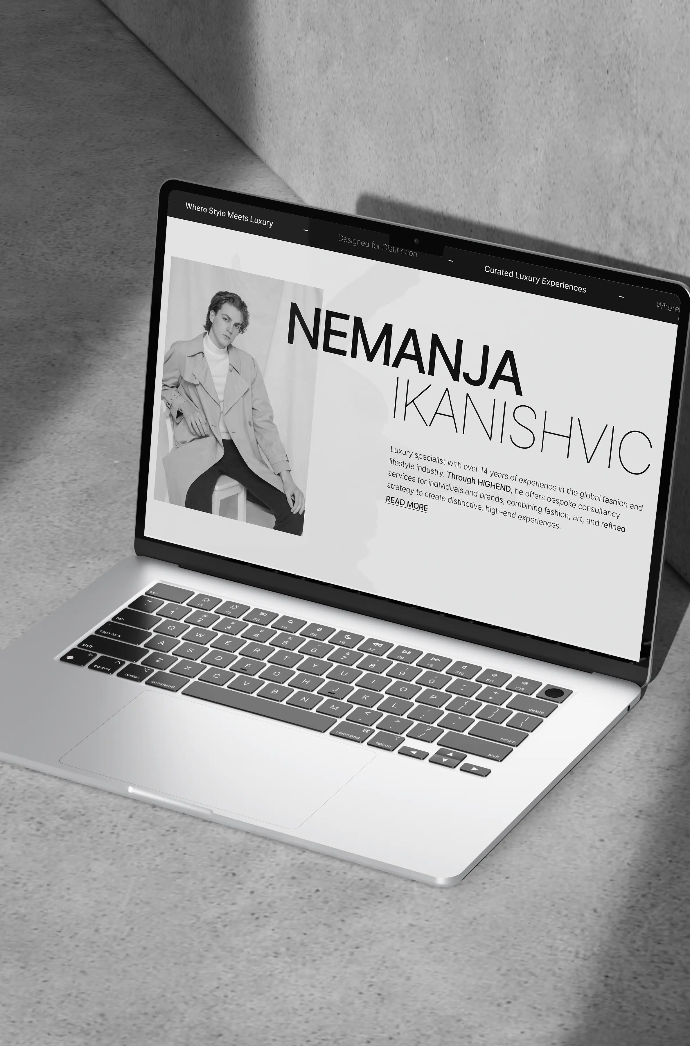 Consultant website — presentation 3